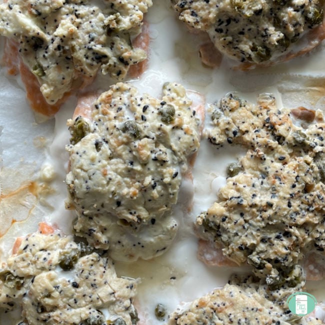 Everything Bagel Salmon - Freezer Meals 101 Club