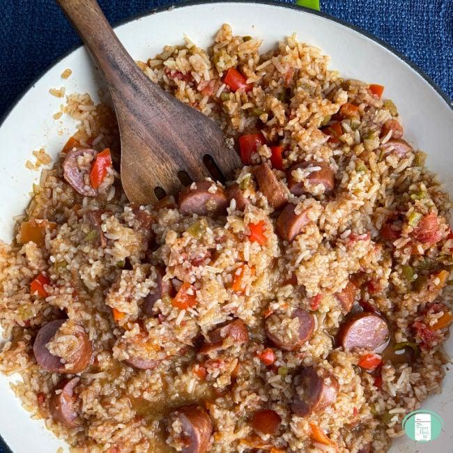 Spanish Rice with Chorizo - Freezer Meals 101 Club