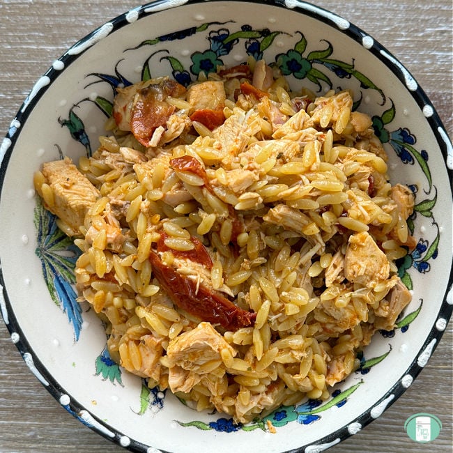 One Pot Marry Me Chicken Orzo Pasta - Freezer Meals 101 Club