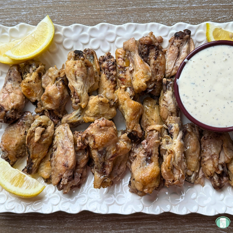 Lemon Pepper Chicken Wings - Freezer Meals 101 Club