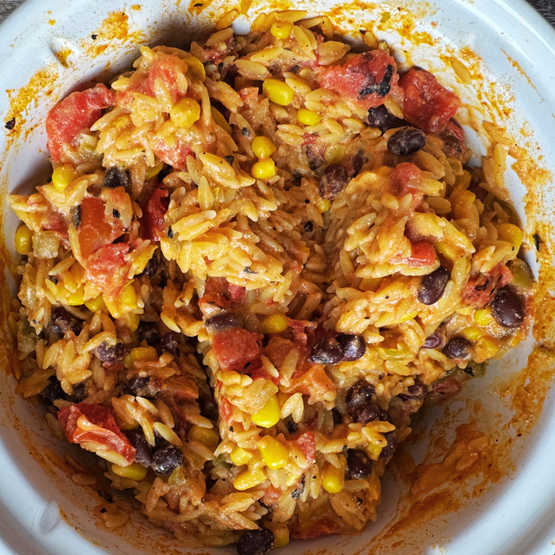 Enchilada Orzo Pasta