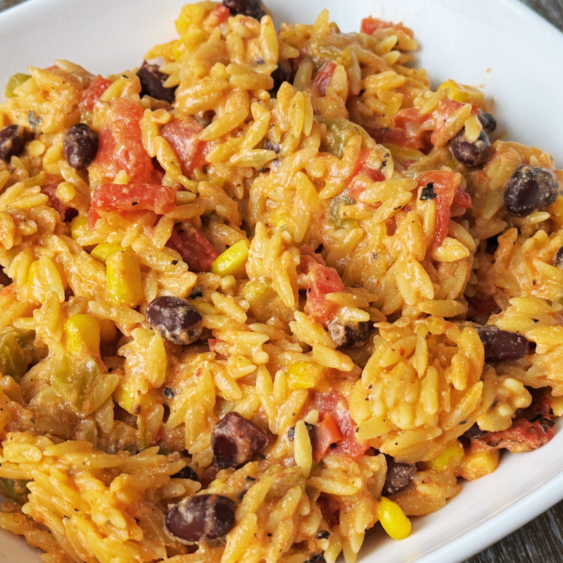 Enchilada Orzo Pasta